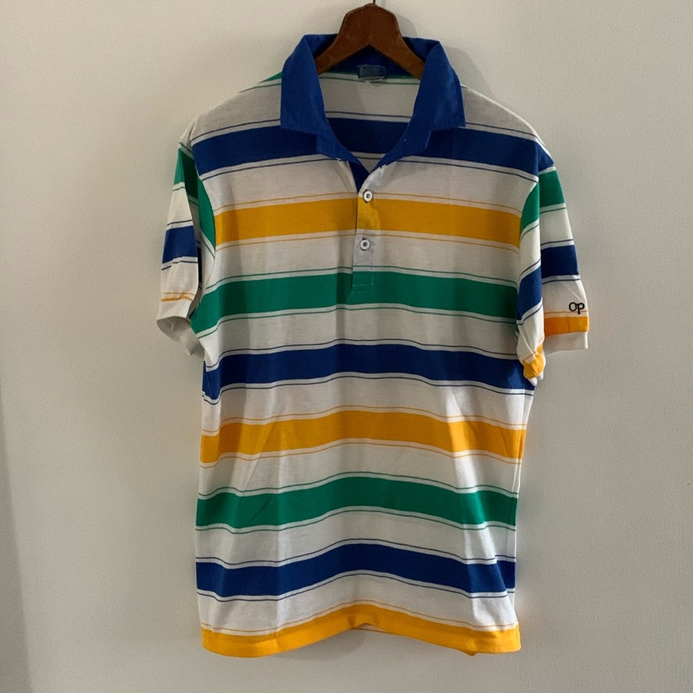 OP vintage striped collared shirt